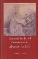 Tapa de Language, Torah, and hermeneutics in Abraham Abulafia
