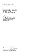 Tapa de Computer vision:  a first course, by R.D. Boyle and R.C. Thomas