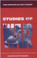 Tapa de Studies of war
