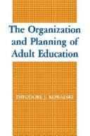 Tapa de The organization and planning of adult education