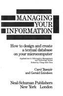 Tapa de Managing yourinformation