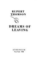 Tapa de Dreams of Leaving