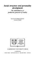 Tapa de Social structure and personality development