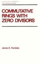 Tapa de Commutative rings with zero divisors