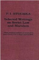 Tapa de Selected writings on Soviet law and Marxism