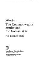 Tapa de The Commonwealth armies and the Korean war