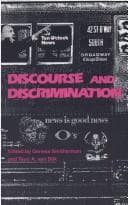 Tapa de Discourse and discrimination