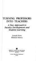 Tapa de Turning professors into teachers