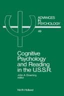 Tapa de Cognitive psychology and reading in the U.S.S.R.