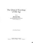 Tapa de The clinical neurology of old age