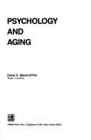 Tapa de Psychology and aging