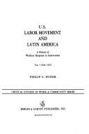 Tapa de U.S. labor movement and Latin America