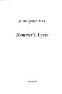 Tapa de Summer's lease