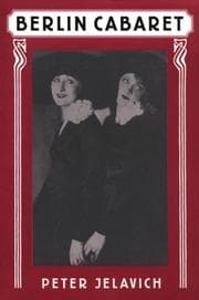Tapa de Berlin Cabaret (Studies in Cultural History)