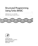 Tapa de Structured programming using Turbo BASIC