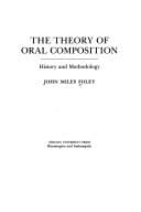 Tapa de The theory of oral composition