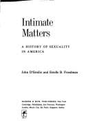 Tapa de Intimate matters