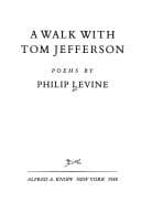 Tapa de A walk with Tom Jefferson