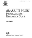 Tapa de dBase III plus