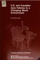 Tapa de U.S. and Canadian auto policies in a changing world environment