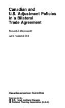 Tapa de Canadian and U.S. adjustment policies in a bilateral trade agreement