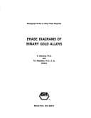 Tapa de Phase diagrams of binary gold alloys