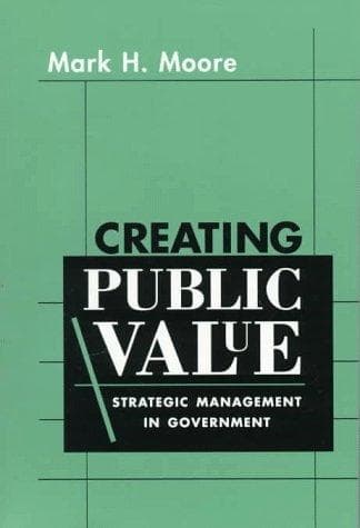 Tapa de Creating Public Value