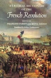 Tapa de A critical dictionary of the French Revolution