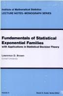 Tapa de Fundamentals of statistical exponential families