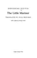 Tapa de The little mariner