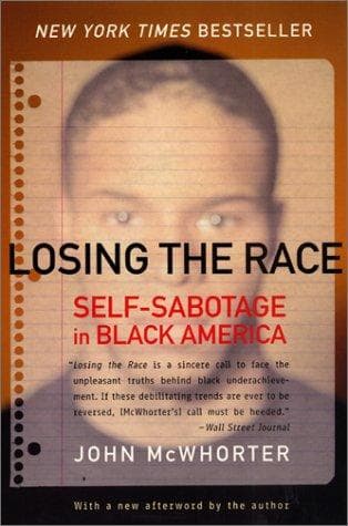 Tapa de Losing the race