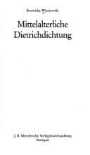 Tapa de Mittelalterliche Dietrichdichtung