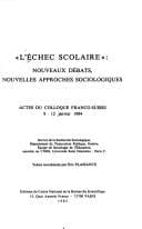 Tapa de L'Echec scolaire