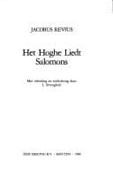 Tapa de Het Hoghe liedt Salomons