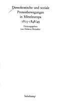 Tapa de Demokratische und soziale Protestbewegungen in Mitteleuropa, 1815-1848/49
