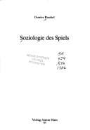 Tapa de Soziologie des Spiels