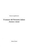 Tapa de Il romanzo del Novecento italiano
