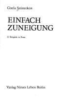 Tapa de Einfach Zuneigung