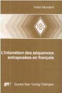 Tapa de L' intonation des séquences extraposées en français