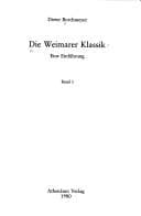 Tapa de Die Weimarer Klassik