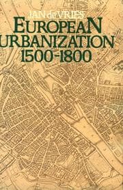 Tapa de European urbanization, 1500-1800