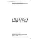 Tapa de American potters today