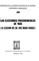 Tapa de Las elecciones presidenciales de 1835