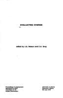 Tapa de Evaluating change