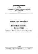 Tapa de Hebbel in Russland (1840-1978)