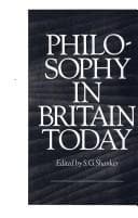 Tapa de Philosophy in Britain today