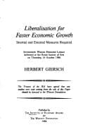 Tapa de Liberalisation for fastereconomic growth