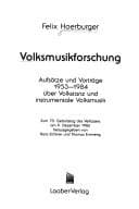 Tapa de Volksmusikforschung