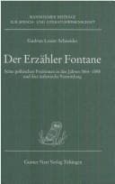 Tapa de Der Erzähler Fontane