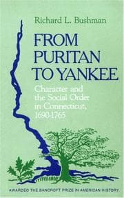 Tapa de From Puritan to Yankee Character and the Social Order